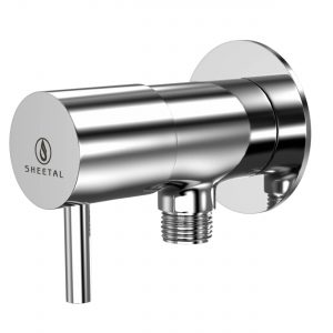 Sheetal - FLT Angular Stop Cock Faucet With Wall Flange