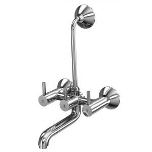 Sheetal - FLT Wall Mixer With Provision For Overhead Shower Faucet