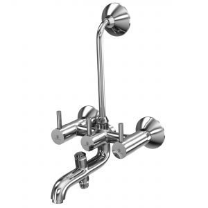 Sheetal - FLT Wall Mixer 3 In 1 With Provision For Overhead Shower Faucet