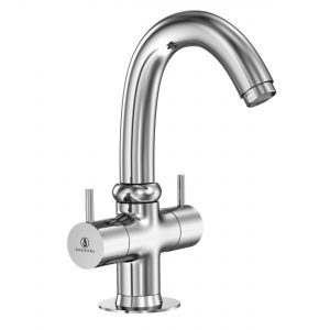 Sheetal - FLT Center Hole Basin Mixer Without Pop-Up West System Faucet