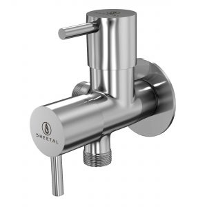 Sheetal - FLT Angular Stop Cock 2 In 1 Faucet With Wall Flange
