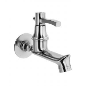 Sheetal - Antique Bib Cock Long Body Faucet With Wall Flange