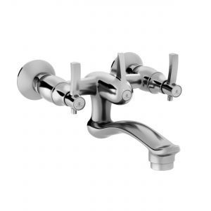 Sheetal - Antique Wall Mixer With Provision For Overhead Shower