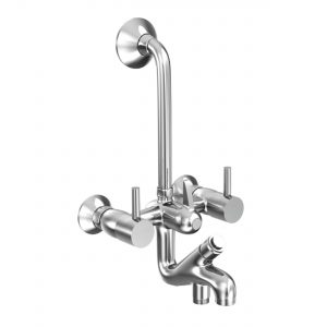 Sheetal - Shine Wall Mixer 3 In 1 System With Provision For Both Telephonic