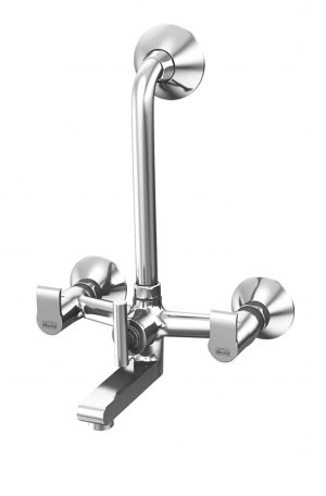 Sheetal - Liva Wall Mixer Faucet With Provision For Overhead Shower
