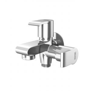 Sheetal - Liva Bib Cock 2 In 1 Faucet With Wall Flange