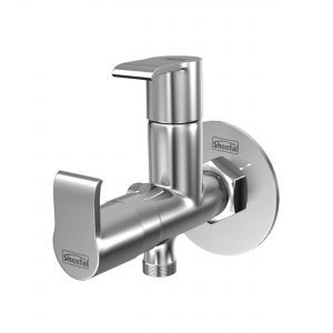 Sheetal - Liva Angular Stop Cock 2 In 1 Faucet With Wall Flange