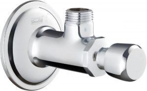 Sheetal - Angular Stop Cock Push Type Faucet With Wall Flange