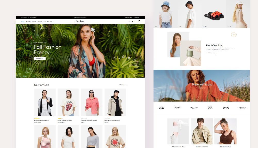 premium fashion dropshipping wordpress theme elementor
